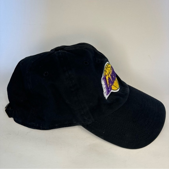 Los Angeles Lakers '47 Brand Classics Clean Up Adjustable Hat Cap Unisex Black - Picture 4 of 12